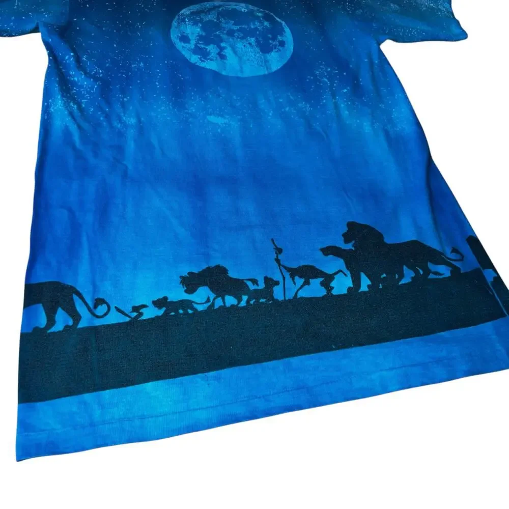 Vintage Disney's Lion King single stitch embroidered double sided t-shirt - Picture 5 of 8